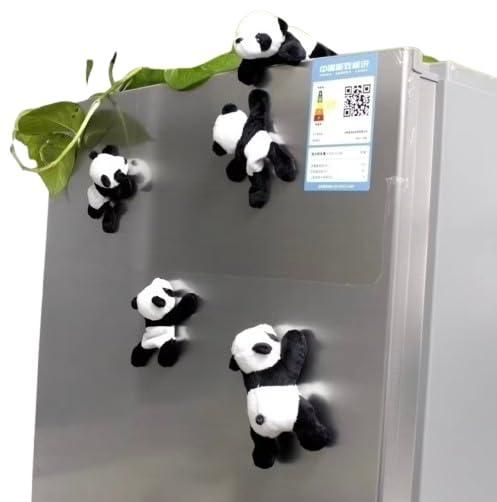Stylish Refrigerator Cute Magnetic Panda for Home and Office (Pack of 4)