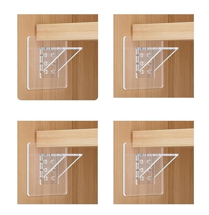 Self Adhesive Shelf Support Bracket - Pack of 4