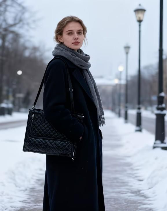 Tote Bag With 15.6-Inch Laptop + Insulated Tiffin Compartment